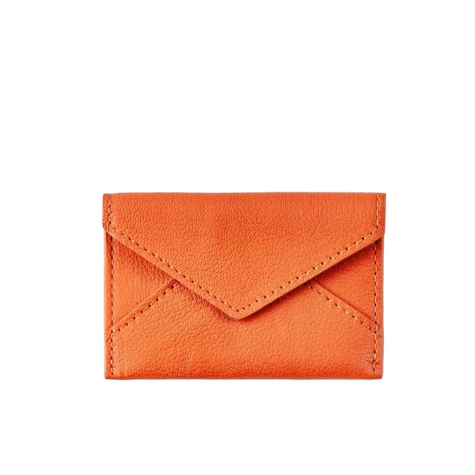 Mini Envelope in Goatskin Leather