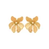 Mini Gold Tahiti Earrings