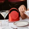 Mini Gunther Satin Passementerie in Red