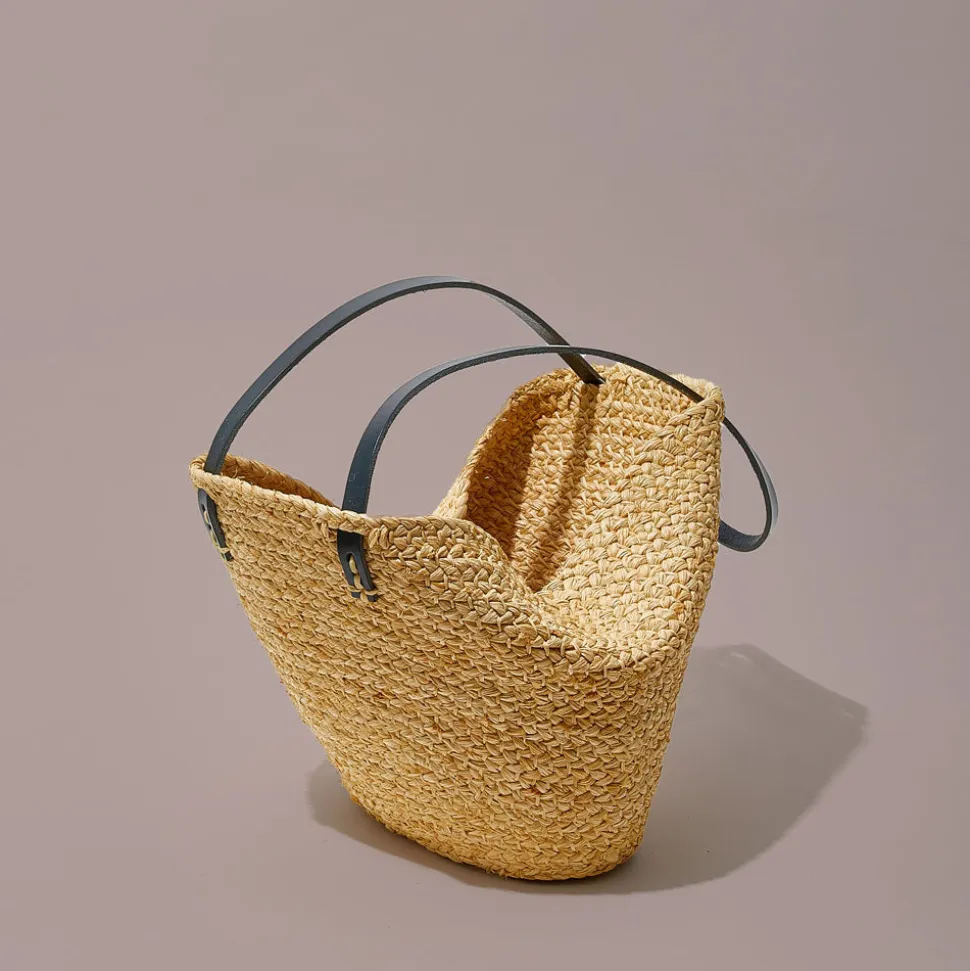 Mini Keza Braided Raffia Carryall