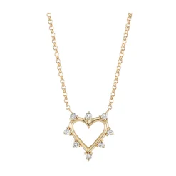 Mini Open Heart Necklace