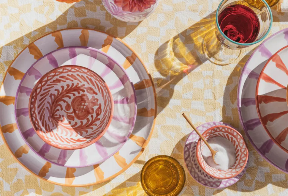 Mini Plate With Hand Painted Designs