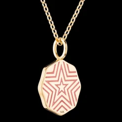 Mini Porte Bonheur Charm with Diamond Halo