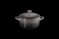 Mini Round Cocotte in Oyster