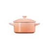 Mini Round Cocotte in Peche