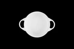 Mini Round Cocotte in White