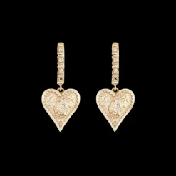 Mini Southwestern Heart Earrings