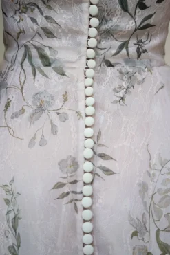 Miniature Rose Gown With Lace
