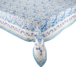 Mira Tablecloth in Lilac & Blue