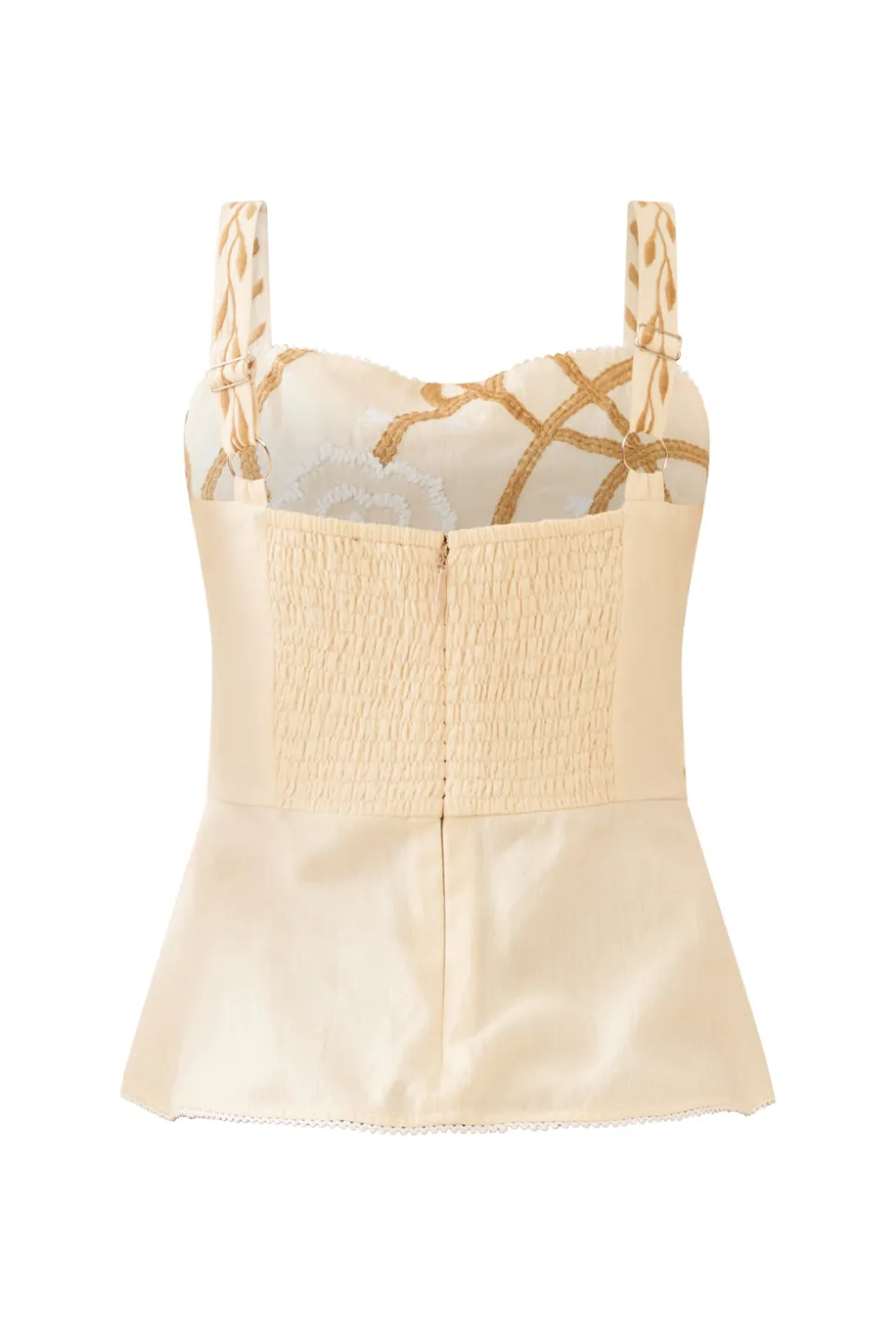 Miranda Top in Khaki Garden