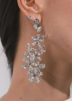 Mirella Earrings in Crystal