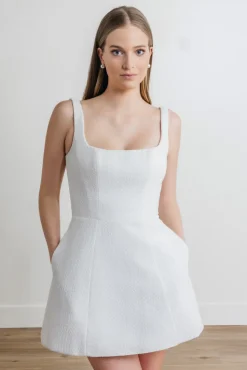Misia Dress in Ivory