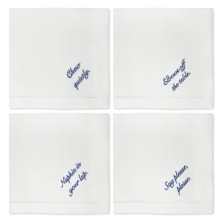 Miss Manners Dinner Napkins, Set of 4