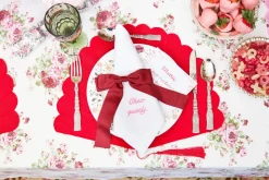 Miss Manners Dinner Napkins, Set of 4