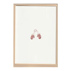 Mittens Cards In Support of Little Village, Set of 5