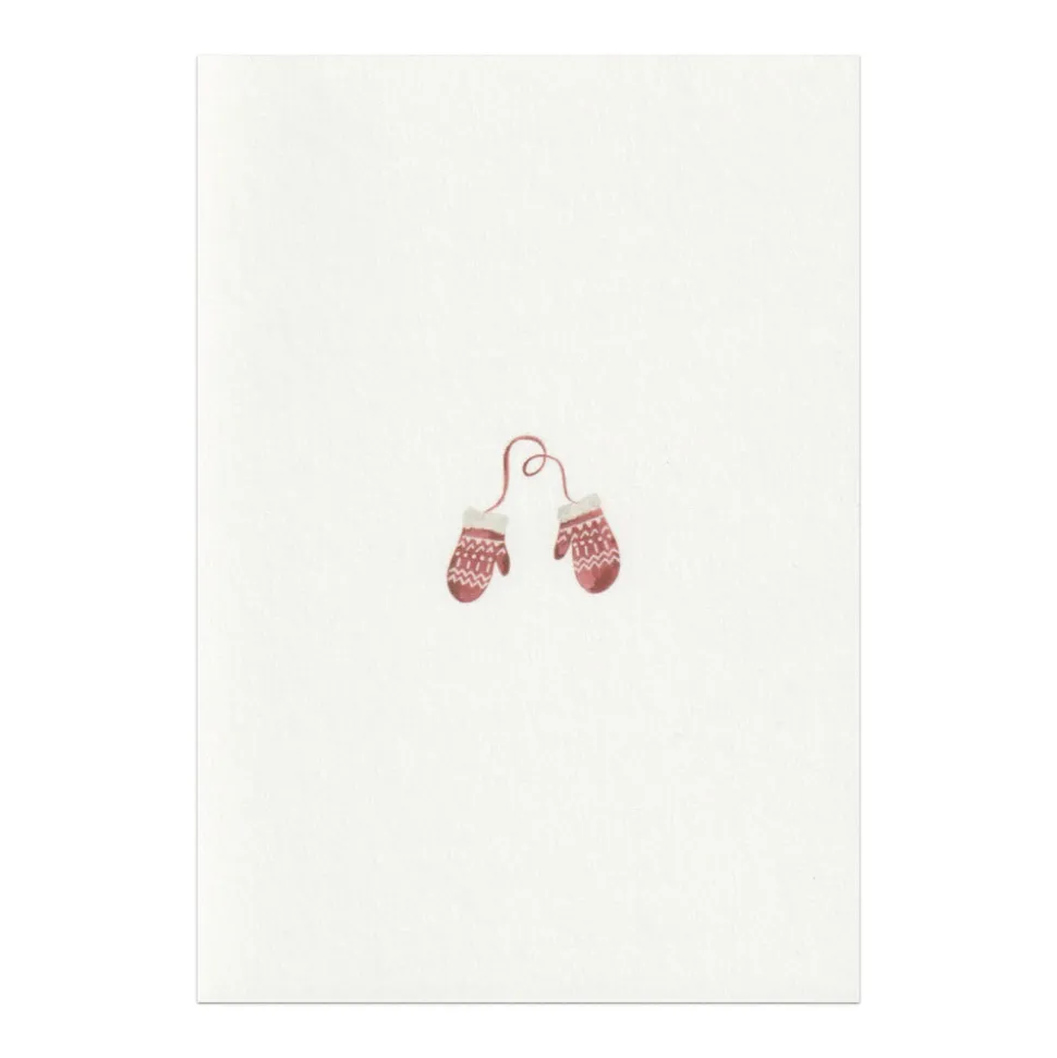 Mittens Cards In Support of Little Village, Set of 5
