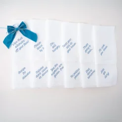 Mixed Messages Dinner Napkins, Set of 12