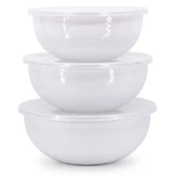 Mixing Bowls in Solid White