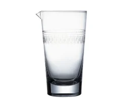 Mixing Glass With Ovals Design