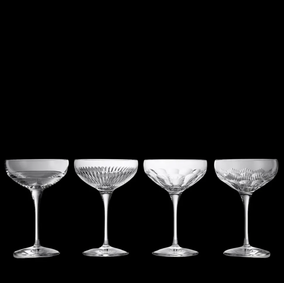 Mixology Coupe Large 280 ml 9 fl oz, Mixed Set of 4