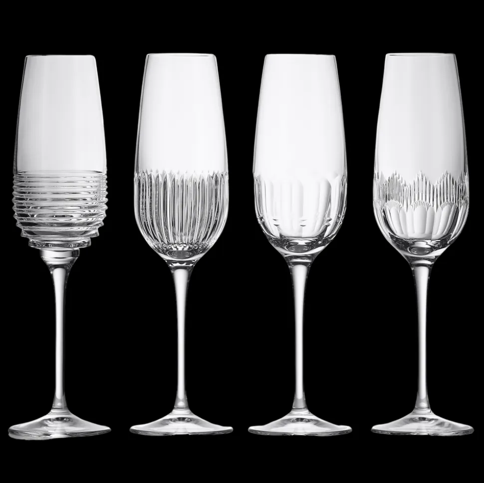 Mixology Flute 335ml 11 fl oz, Mixed Set of 4