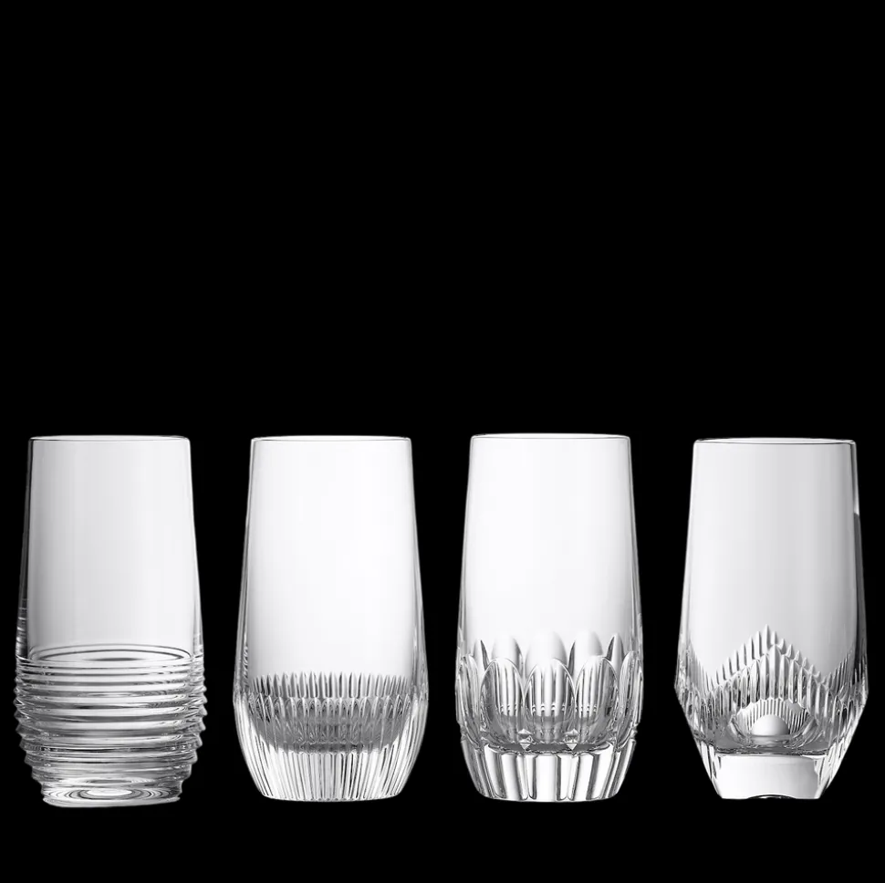 Mixology Highball 430ml 14.5 fl oz, Mixed Set of 4