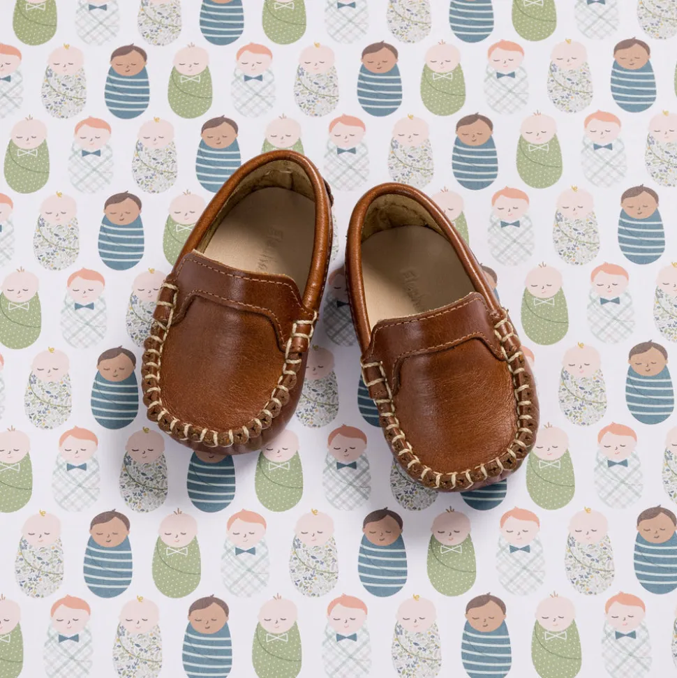 Moccasin for Baby Natural Brown