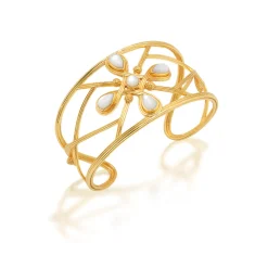 Monique Gem Cuff in Mother of Pearl