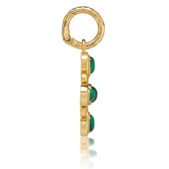 Monique Gem Pendant in Malachite