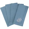 Monogram Dinner Napkin In Cobalt, Set of 4