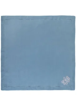 Monogram Dinner Napkin In Cobalt, Set of 4