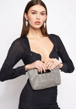 Montauk Long Clutch in Silver