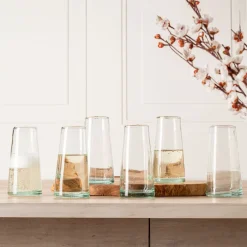 Moroccan Cone Champagne Glasses, Set of 6