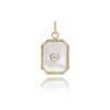 Mother of Pearl Bezel Charm