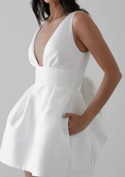 Muffin Dress in Ivory