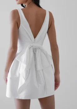 Muffin Dress in Ivory