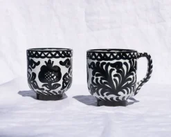 Mug With Hand Painted Designs
