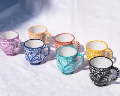Mug With Hand Painted Designs