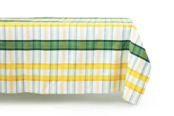 Multicolor Plaid Rectangular Tablecloth