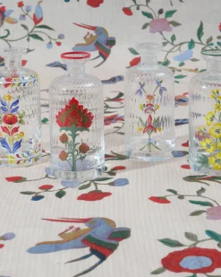 Murano Gulistan Hand-Painted Oil Bottle
