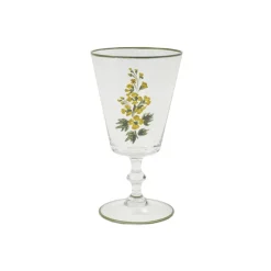 Murano Primrose Hand-Painted Water Glass