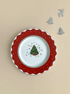 My Noel Salad & Dessert Plate, Set of 4