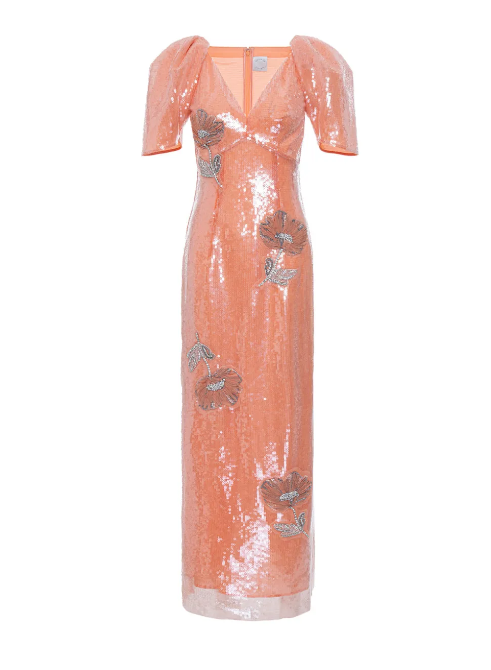 Myrna Dress Pink Embroidered Sequins