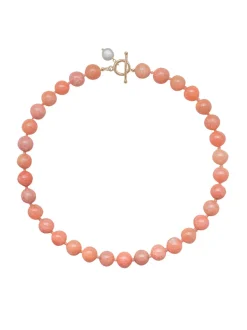 Nadine Necklace in Coral