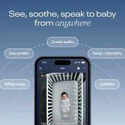 Nanit Pro Smart Baby Monitor & Floor Stand