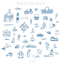 Nantucket Zip Baby Onesie in Sky Blue