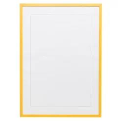 Naples Yellow Wood Picture Frame