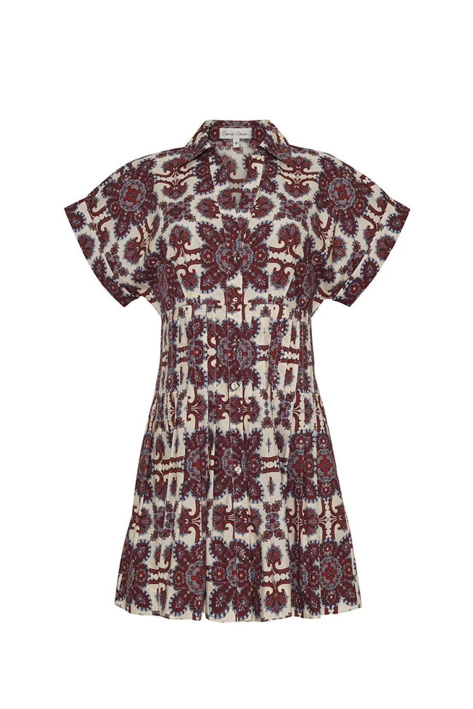Nash Mini Dress in Vintage Tile Berry