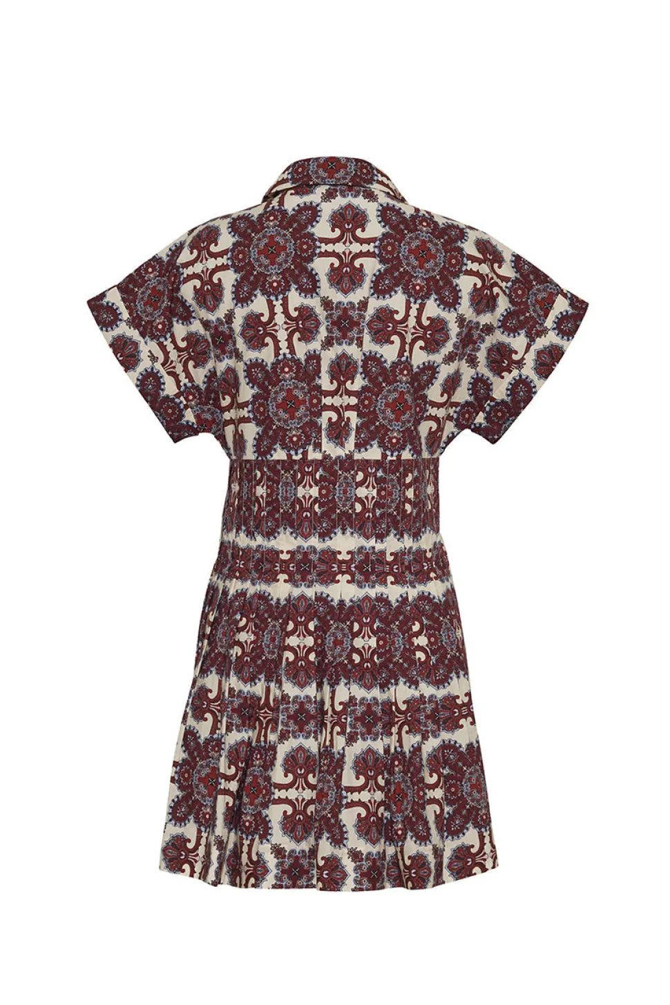Nash Mini Dress in Vintage Tile Berry