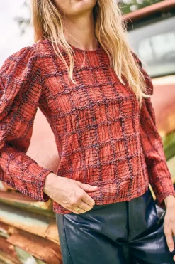 Natalie Top in Terracotta